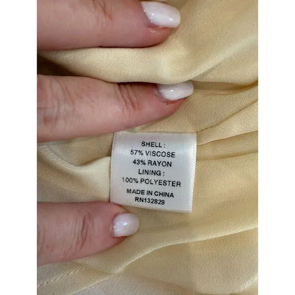 Lovers and Friends Boa Mini Dress Ivory with Pearl Straps NWT - Size S